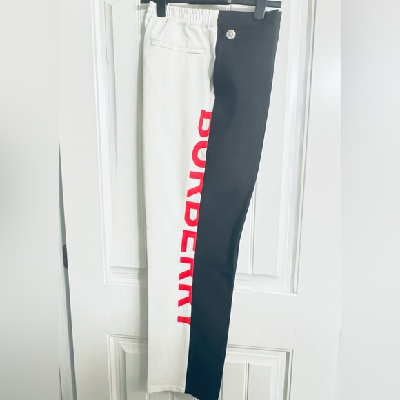 Burberry Other - 💰⬇️ BURBERRY 
Men's Black/White/Red Logo - Mohair/Wool Pants | EU 54